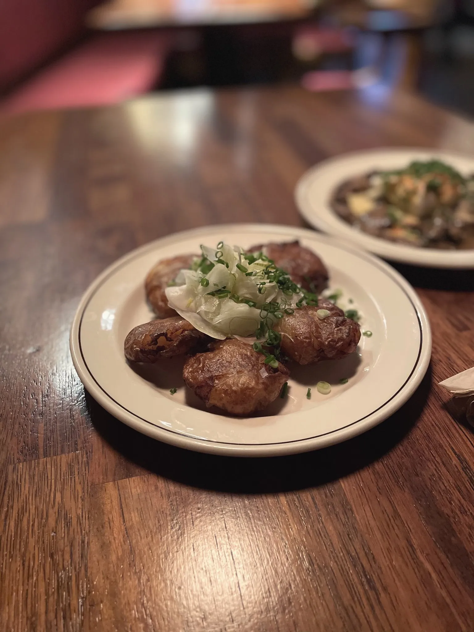 A plate of meatballs at a diner in Seoul